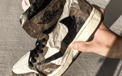 Travis Scott x Air Jordan 1 AJ1倒钩哪里买 如何花 50 元做一双倒钩 AJ1！今天教你轻松搞定！