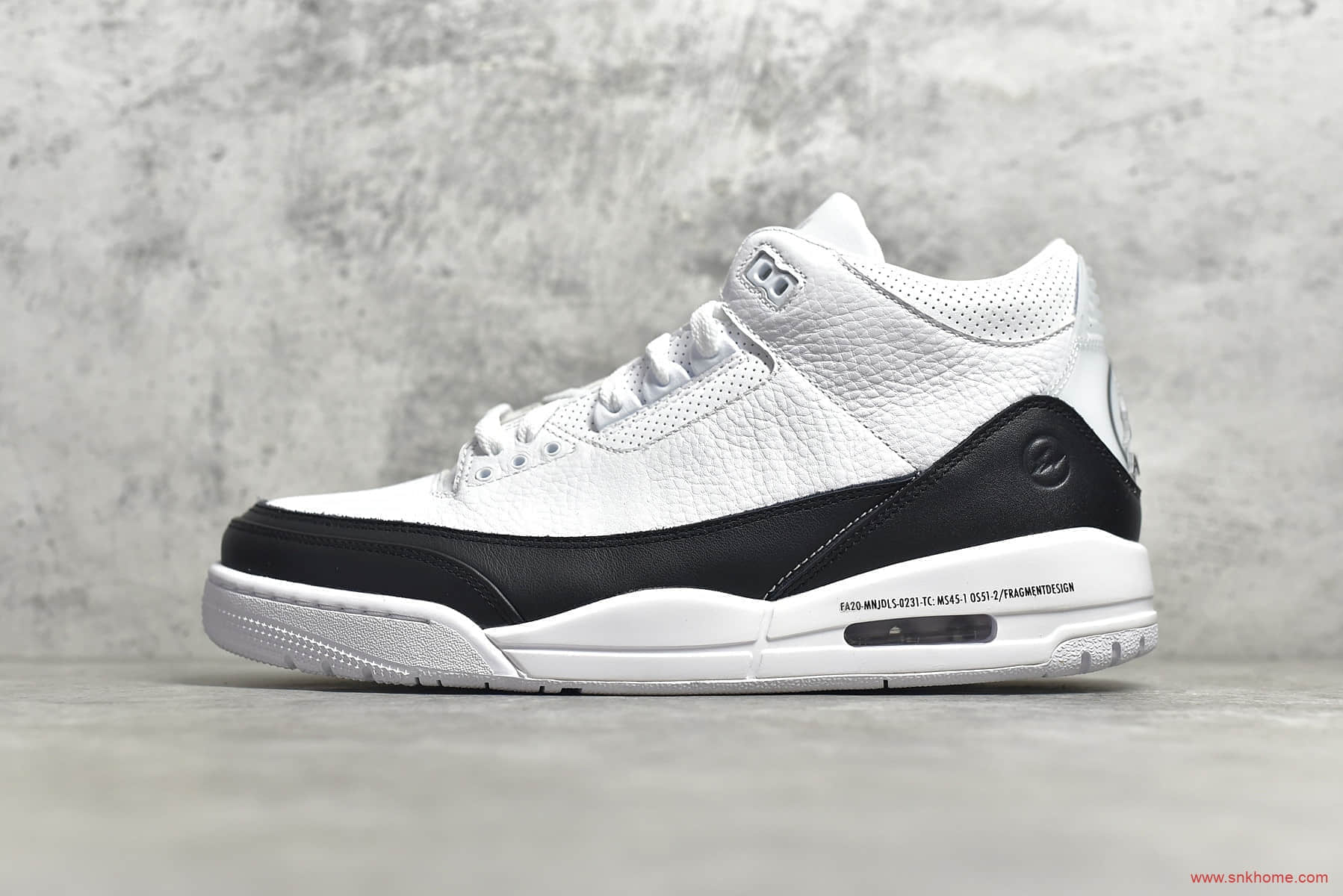 A3595-100, AJ3藤原浩联名, AJ3藤原浩联名白黑, AJ3闪电联名, Fragment Design x Air Jordan 3