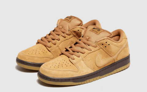 耐克Dunk SB小麦低帮曝光 Nike SB Dunk Low Pro “Wheat Mocha” 耐克Dunk低帮休闲鞋 货号：BQ6817-204