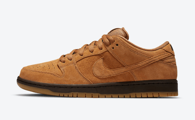 BQ6817-204, Nike SB Dunk Low “Wheat Mocha”, 耐克Dunk小麦低帮, 耐克小麦板鞋, 莆田耐克货源